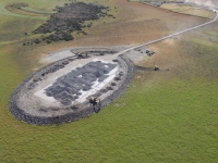Construction of the Tule Lake NWR tern island